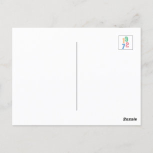 Birth year - 1972 - 50th Birthday Postcard