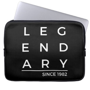 Birth Year Legendary Since 1982 Laptop Sleeve
