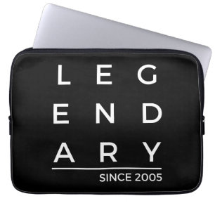 Birth Year Legendary Since 2005 Laptop Sleeve