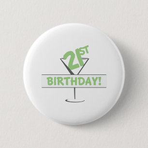 birthday 21 button