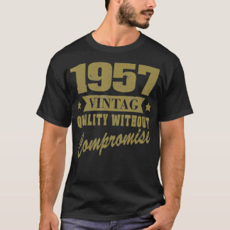Birthday 365 Vintage 1957 Birthday Gift Unise  T-Shirt