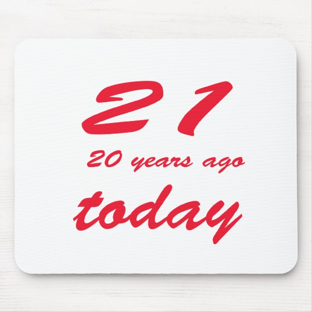 birthday 41 mouse pad (Front)