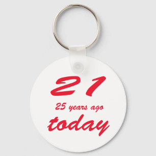 birthday 46 key ring