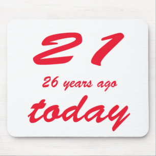 birthday 47 mouse pad