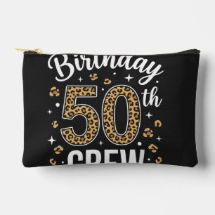 Birthday 50th Crew Funny 50 Years Party Accessory Pouch