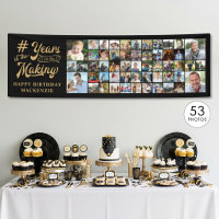 Birthday 53 Photo Collage Years in the Making