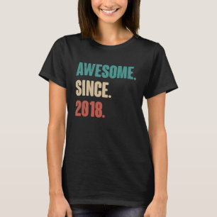 Birthday 5th Decoration 5 Years Old Vintage 2018 T-Shirt
