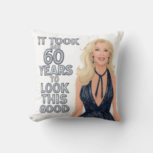 Birthday 60th mum cushion