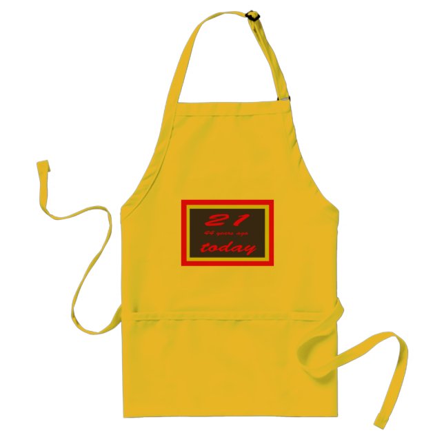 birthday 65th standard apron (Front)