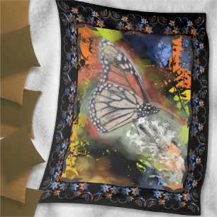 Birthday Abstract Butterfly PV02 Fleece Blanket