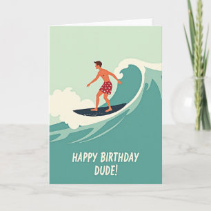 Birthday Adventure Wave Card