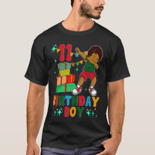 Birthday African American Boy 11th Birthday Young T-Shirt