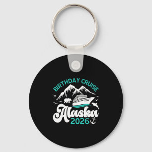 Birthday Alaska Cruise 2026 Family Vacation Trip M Key Ring