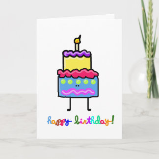 Birthday Alien Card