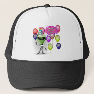 Birthday Alien Trucker Hat