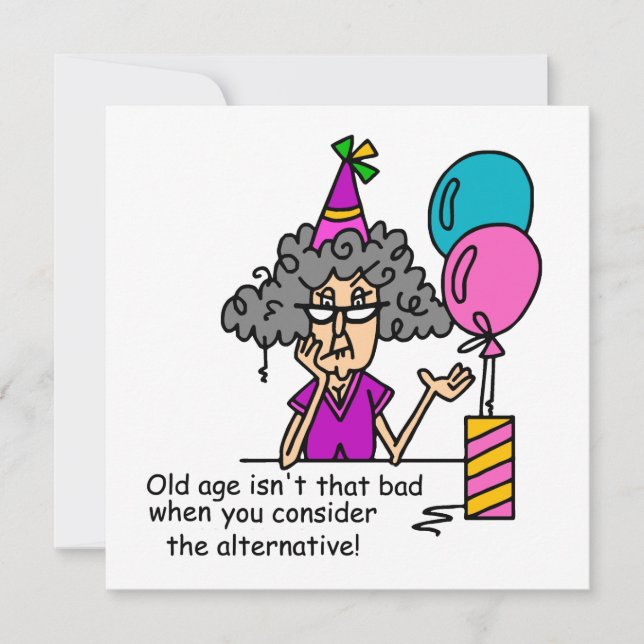 Birthday Alternative Humour Card (Front)