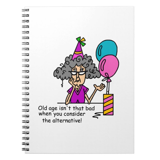 Birthday Alternative Humour Notebook (Front)