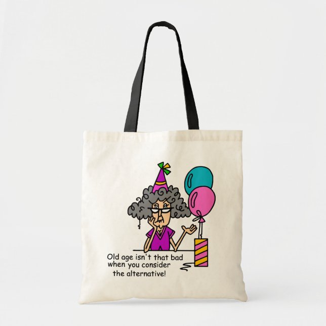 Birthday Alternative Humour Tote Bag (Front)