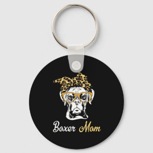 Birthday And Mothers Day Gift-boxer Mom Key Ring