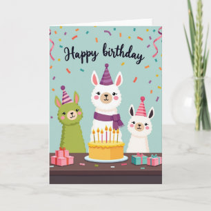 Birthday Animal Friends Card