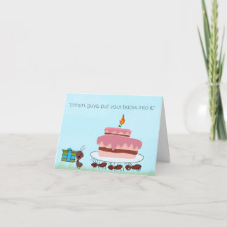 Birthday Ants Card