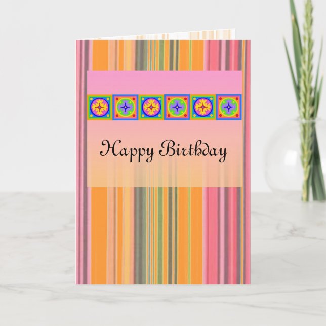 Birthday / Any occasion Personalise Blank Card (Front)
