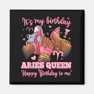 Birthday Aries Queen Women High Heels Sneakers Magnet