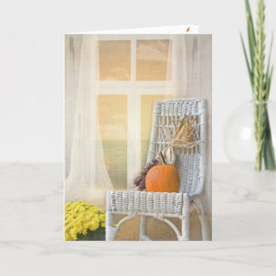 Birthday Autumn Window Card