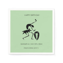 Birthday, Awesome Silhouette Celebration Dancer