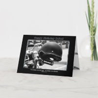 BIRTHDAY - BABE - BIKER HELMET