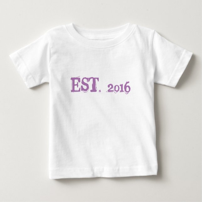 Birthday Baby Fine Jersey T-Shirt, White T-Shirt (Front)