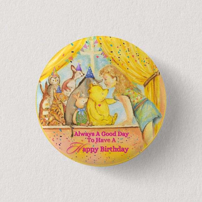 Birthday Badge for Girls (Front)