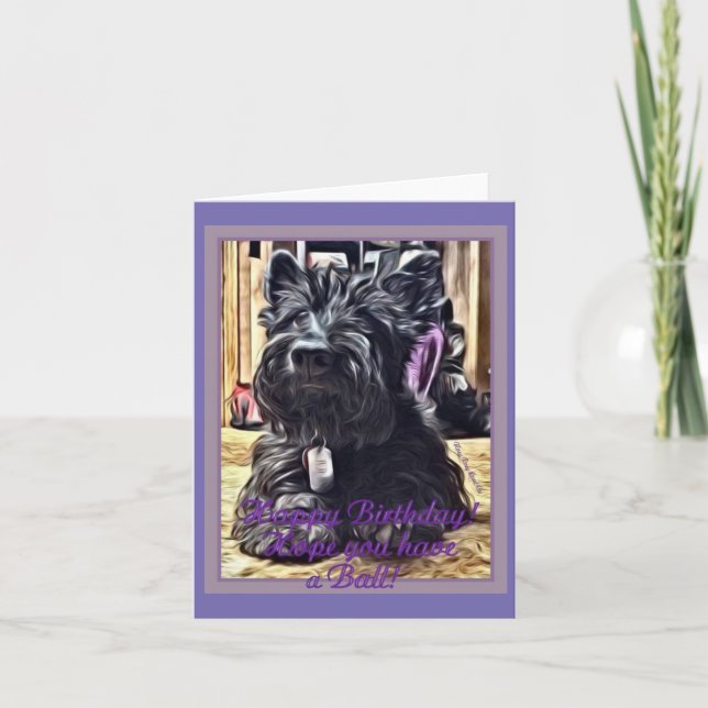 Birthday Ball Card (Front)