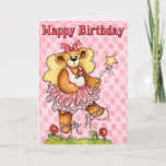 Birthday Ballerina Card<br><div class="desc">Wishing that little ballerina a Happy Birthday.</div>