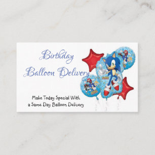 Birthday Balloon Delivery Business Card