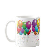 BIRTHDAY BALLOON MUGS  CUSTOMIZE