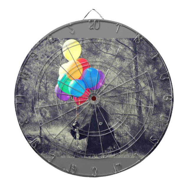 birthday balloons ape dartboard (Front)
