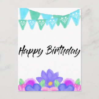 Birthday Banners Postcard
