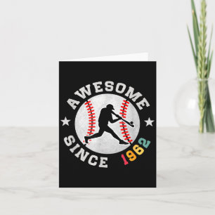 Birthday Baseball Lover Gift 64 Years Old Awesome Card
