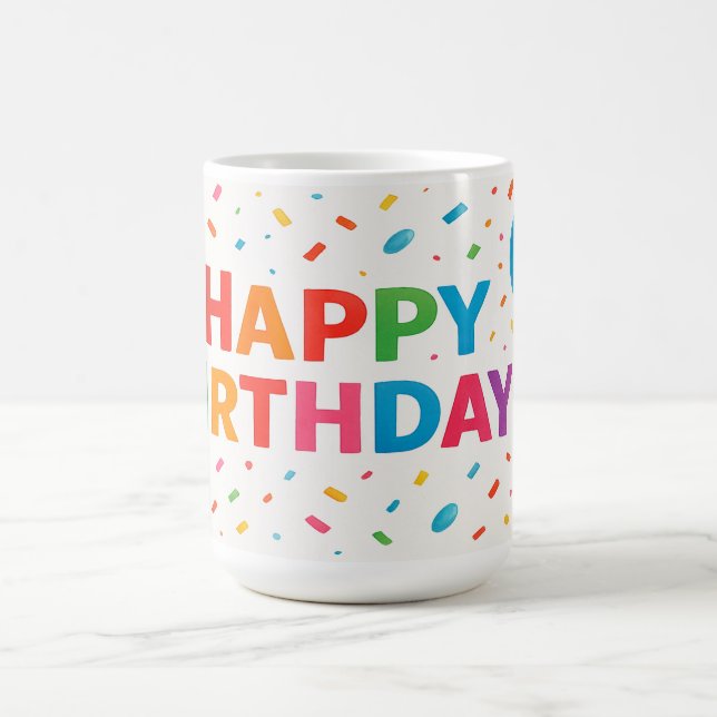Birthday Bash: Confetti Edition Coffee Mug (Center)