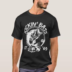 Birthday Bass Fisherman Born In 1969 Birth Year Ki T-Shirt
