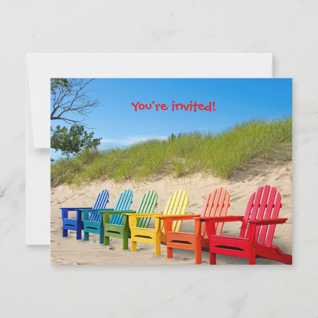 Birthday Beach Party Invitation (Front)