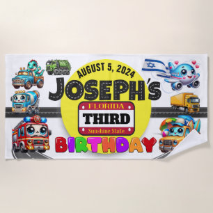 Birthday Beach Towel