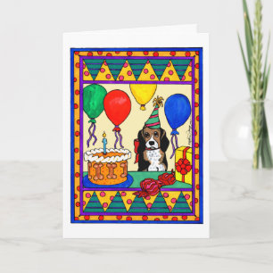 BIRTHDAY BEAGLE CARD