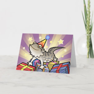 Birthday Bearded Dragon / Rankin Dragon Card