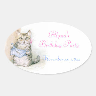 Birthday, Beatrix Potter Sticker