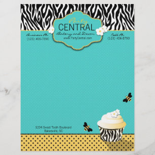 Birthday Bee Letterhead