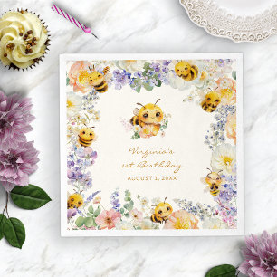 Birthday Bee Napkin