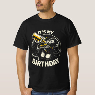 Birthday Beer Chugging Gorilla  T-Shirt