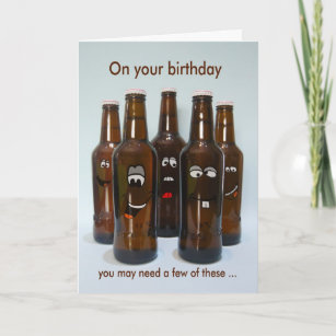 Birthday Beer Humour Getting Older Card